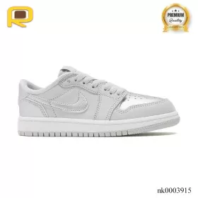AJ 1 Low OG Metallic Silver Shoes Sneakers - nk0003915