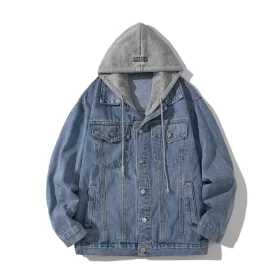 Denim Jacket Men's American Retro Jacket