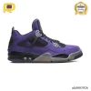 Travis Scott x AJ 4 F&F "Dynasty Purple" Shoes Sneakers - nk0003926