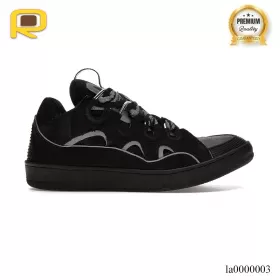 Lanvin Curb Sneaker Black Grey Shoes Sneakers -  la0000003