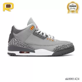 AJ 3 Cool Grey Shoes Sneakers - nk0001424