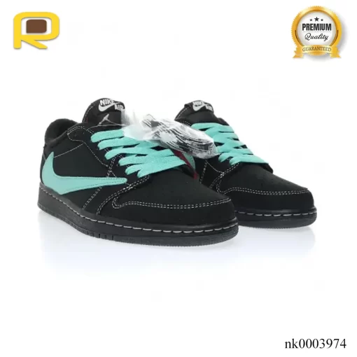 Travis Scott x AJ 1 Low "Tiffany Blue" Custom Shoes Sneakers - nk0003974 - Image 3