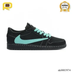 Travis Scott x AJ 1 Low Tiffany Black Phantom Shoes Sneakers – nk0003974