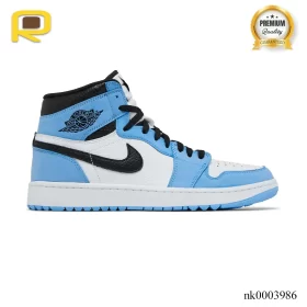 AJ 1 High Golf University Blue Shoes Sneakers - nk0003986