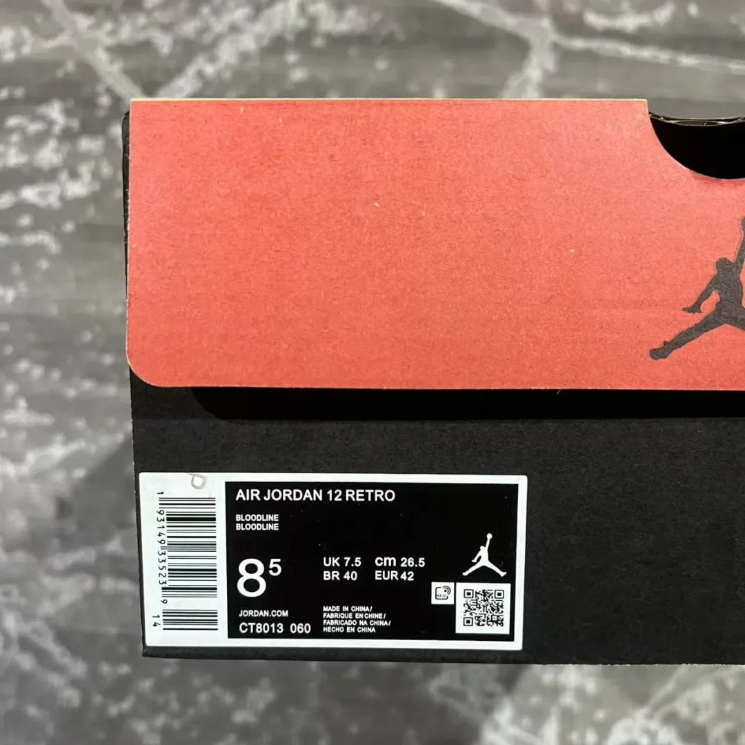 AJ 12 Bloodline Shoes Sneakers - nk0004047 - Image 16