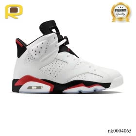 AJ 6 White/Fire Red 2025 Shoes Sneakers - nk0004065