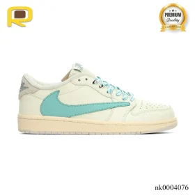 Travis Scott x AJ 1 Low Cream Tiffany Shoes Sneakers – nk0004076