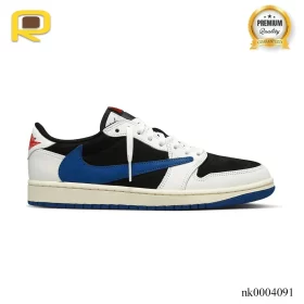 Travis Scott x AJ 1 Low Light Navy Shoes Sneakers - nk0004091