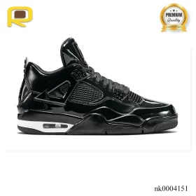 AJ 4 Retro 11Lab4 Black Patent Leather Shoes Sneakers - nk0004151