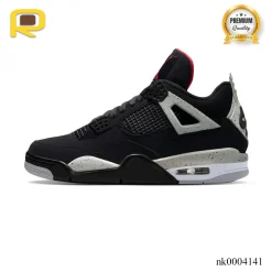 Alternative view of AJ 4 Black Cement Shoes Sneakers - nk0004141