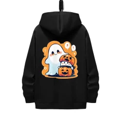 Cute Pumpkin Ghost Halloween Hoodies