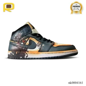 AJ 1 Mid Black Myth Wukong v3 Shoes Sneakers - nk0004161