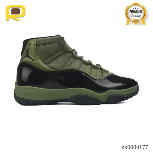 AJ 11 Retro Olive and Black Shoes Sneakers - nk0004177