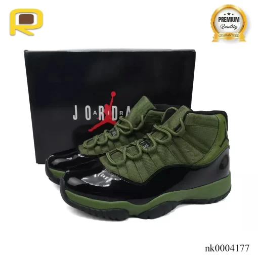 AJ 11 Retro Olive and Black Shoes Sneakers - nk0004177 - Image 6