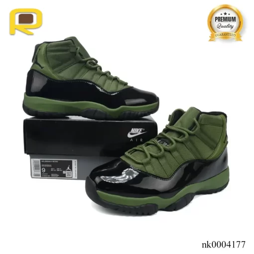 AJ 11 Retro Olive and Black Shoes Sneakers - nk0004177 - Image 5