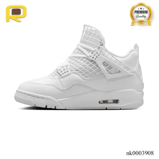 AJ 4 NET White Shoes Sneakers - nk0003908 - Image 2