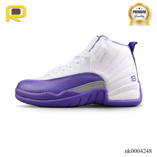 AJ 12 White Purple Shoes Sneakers - nk0004248 - Image 2