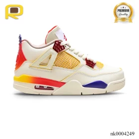 J Balvin x AJ 4 Medellín Sunset Shoes Sneakers - nk0004249