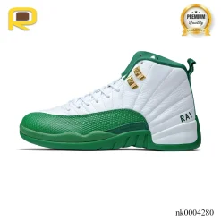 Alternative view of Ray Allen x AJ 12 White Green PE Shoes Sneakers – nk0004280