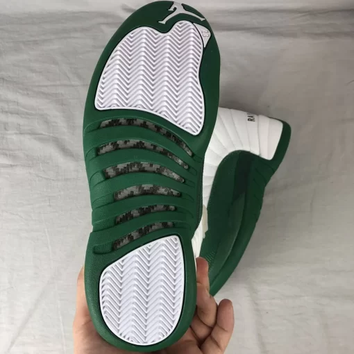 AJ 12 PE Ray Allen White Green Shoes Sneakers - nk0004280 - Image 6