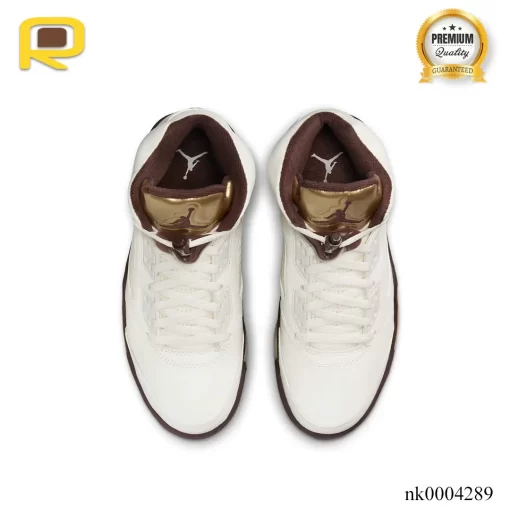 AJ 5 Earth/Golden Ticket Shoes Sneakers - nk0004289 - Image 3