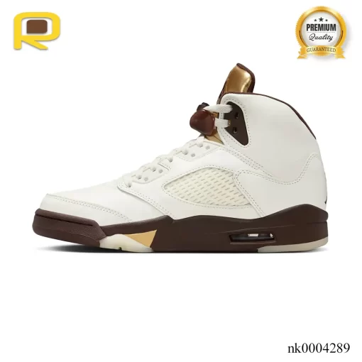 AJ 5 Earth/Golden Ticket Shoes Sneakers - nk0004289 - Image 2