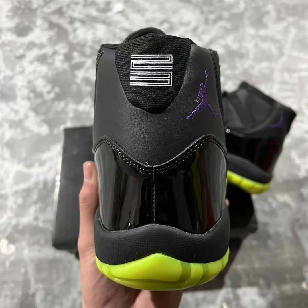 AJ 11 Black/Barely Volt Shoes Sneakers - nk0004338 - Image 10