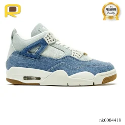 AJ 4 Denim Worn Blue Shoes Sneakers – nk0004418