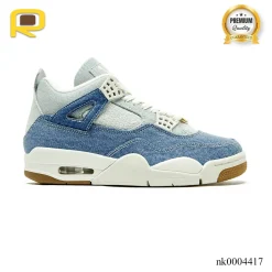 AJ 4 Denim Worn Blue Shoes Sneakers – nk0004418