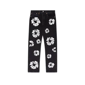 DT Cotton Wreath Black Jeans - 122 - dt0000122