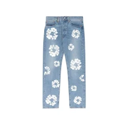 DT Cotton Wreath Light Wash Jeans - 123 - dt0000123