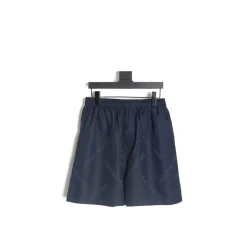 BLCG Logo-Jacquard Shorts in Navy Blue - 598 - blcg0000598