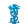 DT Set Blue Tee & Shorts - 134 - dt0000134