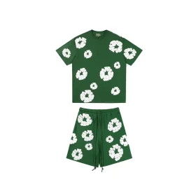 DT Set Green Tee & Shorts - 136 - dt0000136