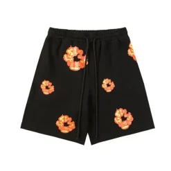 DT Black Denim University Shorts - 145 - dt0000145