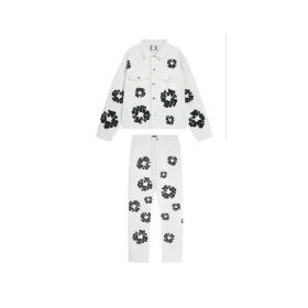 DT Set White Denim Jacket & Jeans - 159 - dt0000159