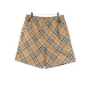 BUR Archive Check Knight Motif Shorts in Tan - 380 - bbr0000380