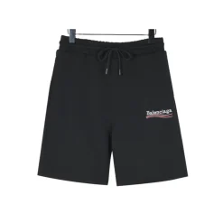 BLCG Split Logo Cotton Shorts in Black - 597 - blcg0000597