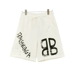BLCG BB Graffiti Logo Shorts in White - 609 - blcg0000609
