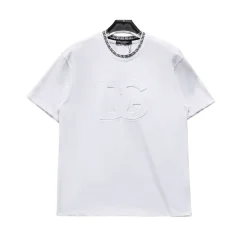 D&G Logo 3D Print T-shirt in White - dng0000107