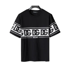 D&G Logo Milano T-shirt in Black - dng0000110
