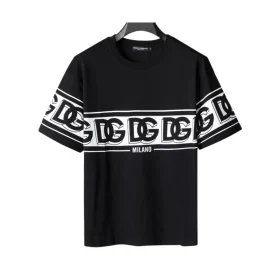 D&G Logo Milano T-shirt in Black - 110 - dng0000110