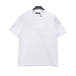 D&G Logo DG Print T-shirt in White - dng0000116
