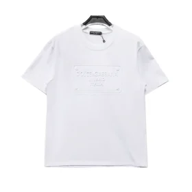 D&G Logo DG Print T-shirt in White - 116 - dng0000116
