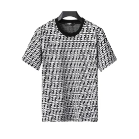 FD Diagonal FF Logo T Shirt in White - 79 - fd0000079