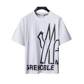 MC Grenoble Logo Print T-shirt in White - 106 - mc0000106