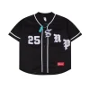 SUP Mesh Baseball Jersey T-Shirt in Black - 505 - spm0000505
