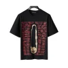 VS Medusa Safety Pin-print Cotton T-shirt in Black - vs0000087
