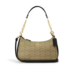 COH Teri Shoulder Bag In Beige Black - COH0013