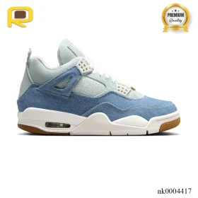 AJ 4 Denim Worn Blue Shoes Sneakers – nk0004418